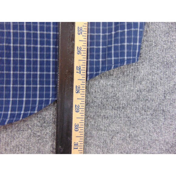 Auburn Tigers Shirt Mens Large Blue White Plaid Button Up‎ Long Sleeve - Picture 6 of 9